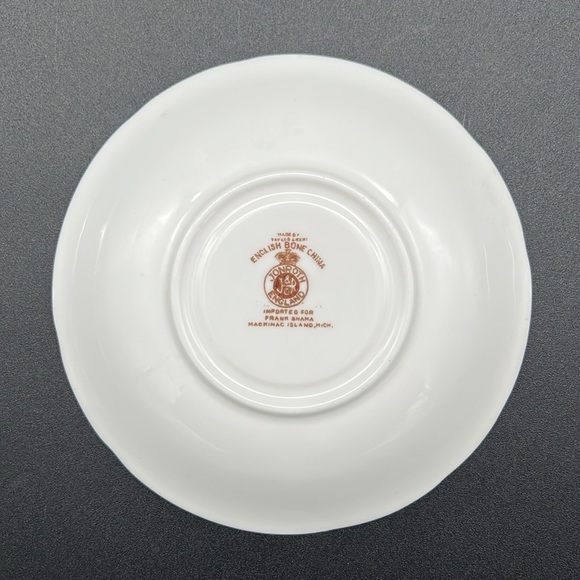 English Bone China Saucer - Old Block House, Mackinac Island, Michigan - Picture 6 of 7